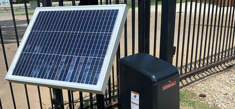 Liftmaster Solar Panel Electric Gates Installation