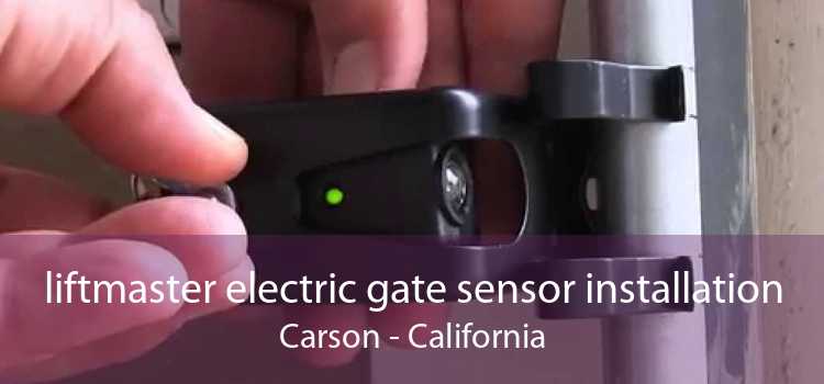 liftmaster electric gate sensor installation Carson - California