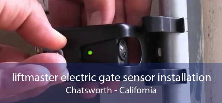 liftmaster electric gate sensor installation Chatsworth - California