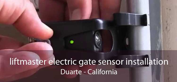 liftmaster electric gate sensor installation Duarte - California