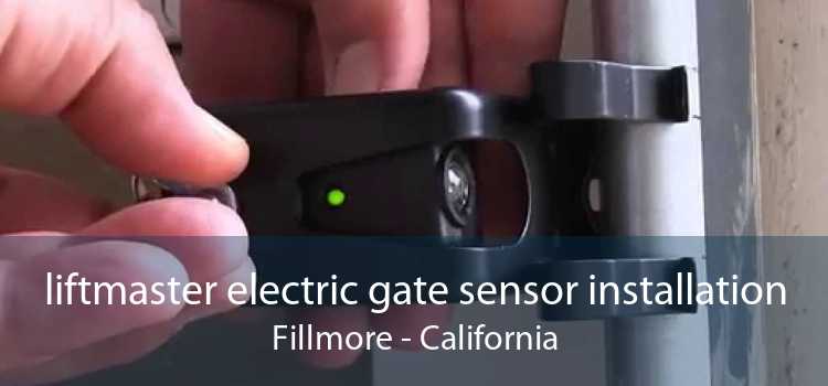 liftmaster electric gate sensor installation Fillmore - California