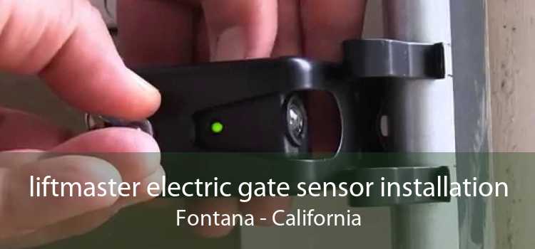liftmaster electric gate sensor installation Fontana - California