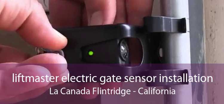 liftmaster electric gate sensor installation La Canada Flintridge - California