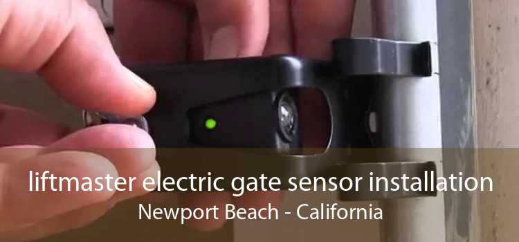 liftmaster electric gate sensor installation Newport Beach - California