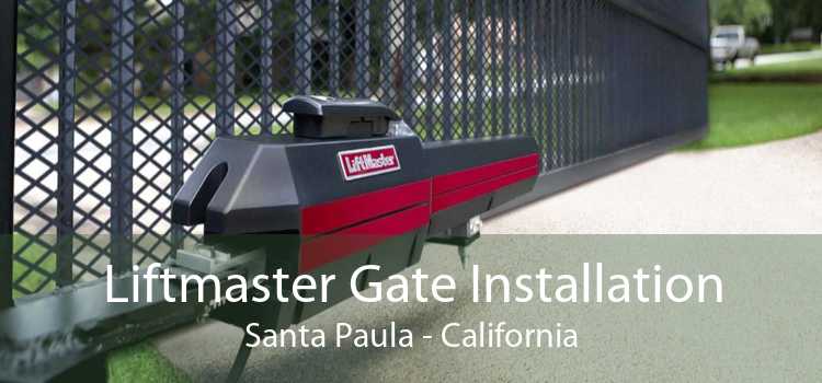 Liftmaster Gate Installation Santa Paula - California
