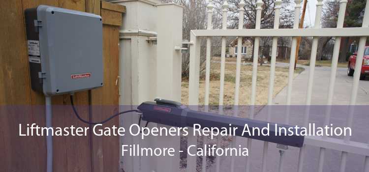 Liftmaster Gate Openers Repair And Installation Fillmore - California