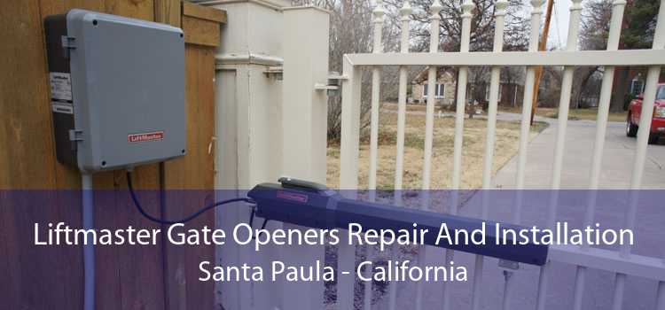 Liftmaster Gate Openers Repair And Installation Santa Paula - California