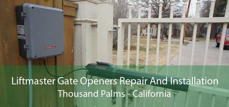 Liftmaster Gate Openers Repair And Installation Thousand Palms - California