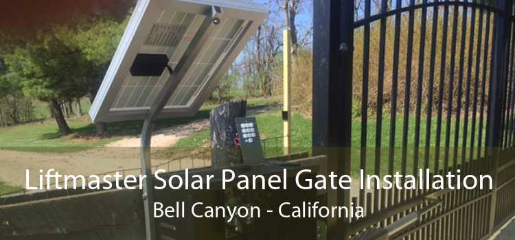 Liftmaster Solar Panel Gate Installation Bell Canyon - California