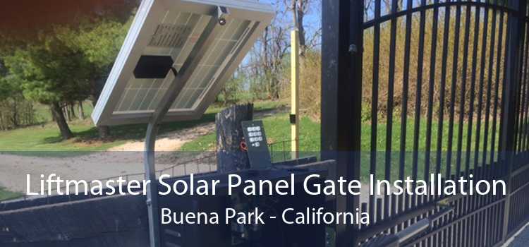 Liftmaster Solar Panel Gate Installation Buena Park - California