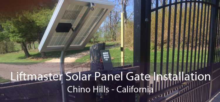 Liftmaster Solar Panel Gate Installation Chino Hills - California