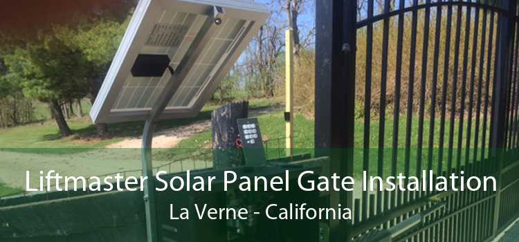 Liftmaster Solar Panel Gate Installation La Verne - California