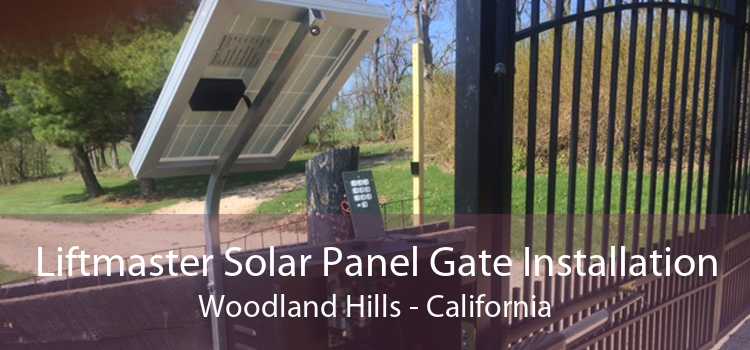 Liftmaster Solar Panel Gate Installation Woodland Hills - California