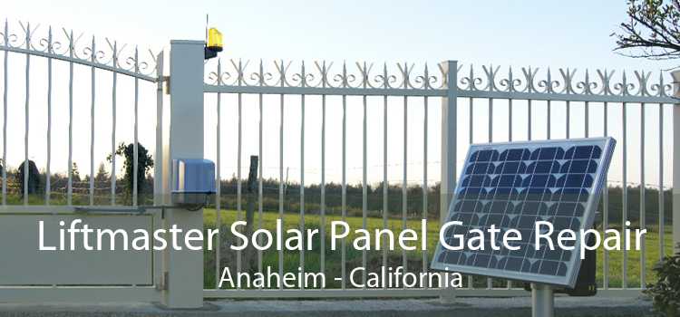 Liftmaster Solar Panel Gate Repair Anaheim - California