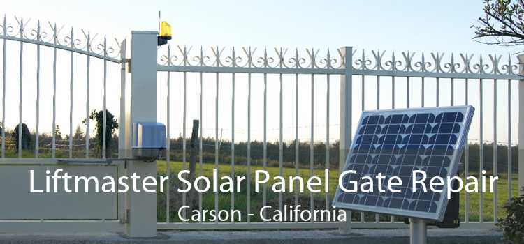 Liftmaster Solar Panel Gate Repair Carson - California