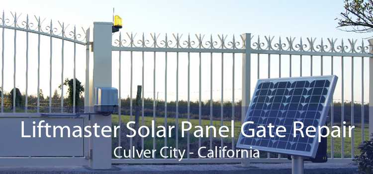 Liftmaster Solar Panel Gate Repair Culver City - California