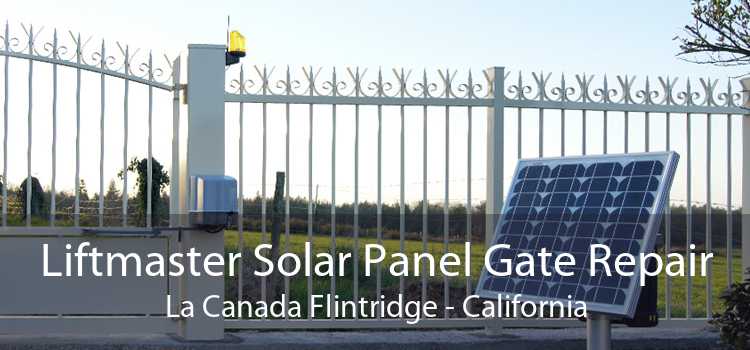 Liftmaster Solar Panel Gate Repair La Canada Flintridge - California