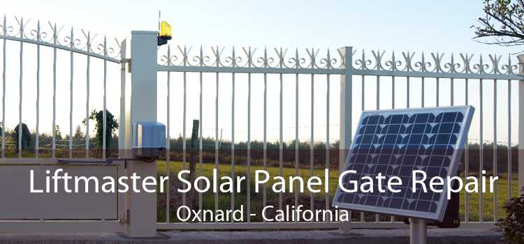 Liftmaster Solar Panel Gate Repair Oxnard - California