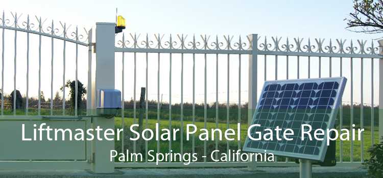 Liftmaster Solar Panel Gate Repair Palm Springs - California