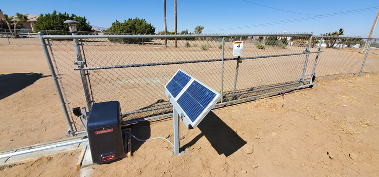 Palm Desert Liftmaster Solar Panel Electric Gates Repair